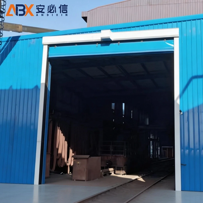 商丘市软帘堆积门